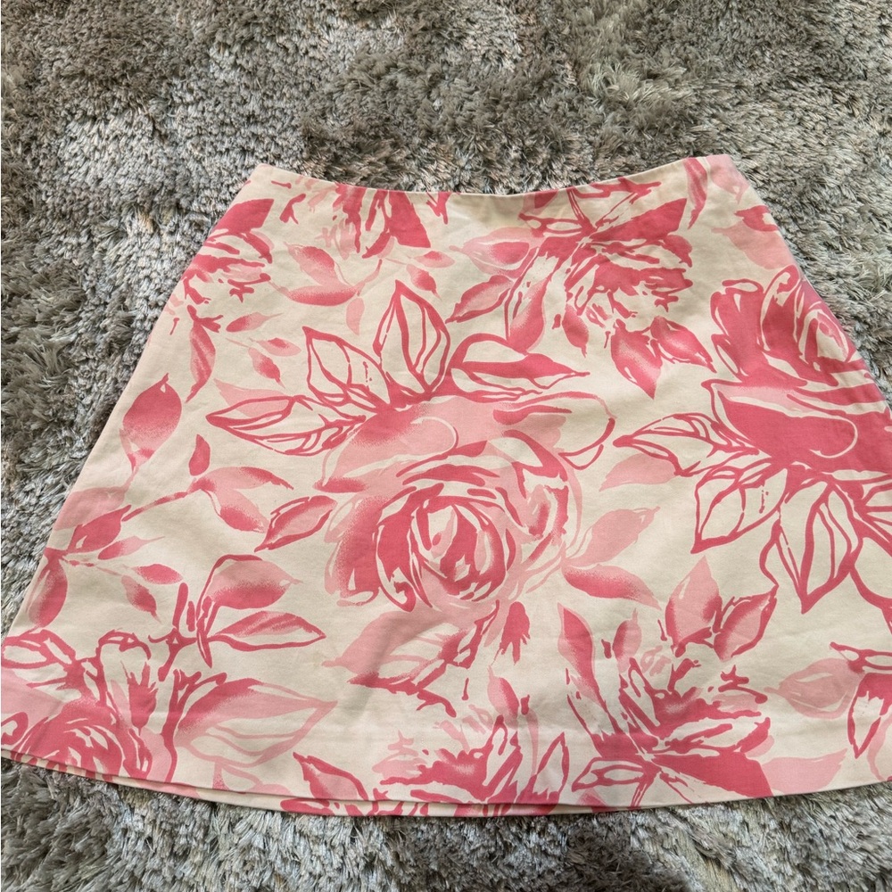 Mantles Petite Floral Mini Skirt NWOT 😻